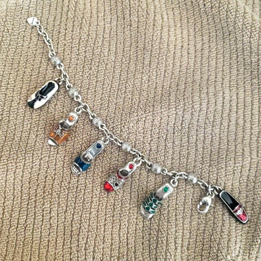 Brighton Shoe Charm Bracelet
